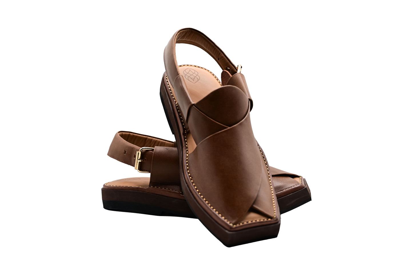 Executive Kaptaan Walnut Peshawari Chappal