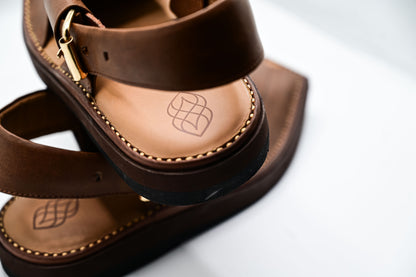 Executive Kaptaan Walnut Peshawari Chappal