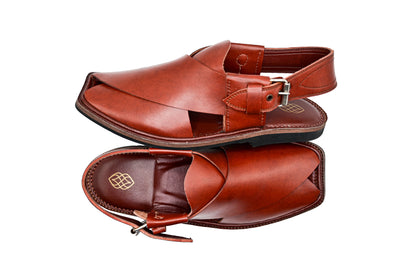Old Fashion Mustard - Traditional Peshawari Chappal